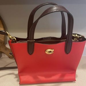 Red Coach Crossbody